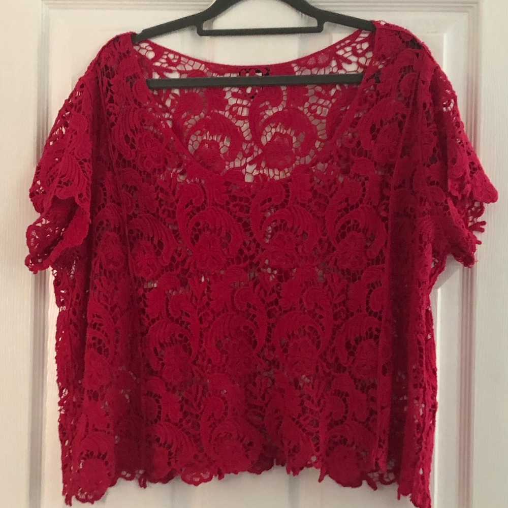Crocheted top